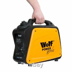 Ex Demo Wolf Petrol Inverter Generator 1200w 4HP 4Stroke Silent Portable Caravan