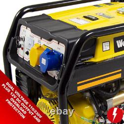 Ex Display Petrol Generator Wolf WPB1110ES 8000w 10KVA Electric Camping Power