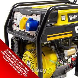 Ex Display Petrol Generator Wolf WPB1110ES 8000w 10KVA Electric Camping Power