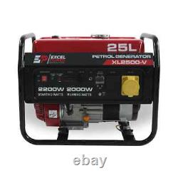 Excel Power 2.2kw 196cc Open Framed Petrol Generator With 2 Year Warranty