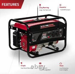 Excel Power 3kW Open Frame Petrol Generator Recreational Camping 2 Year Warranty