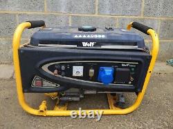 FROM BUSINESS CLEARANCE Wolf 4 Stroke Generator WPL3000LR 2500w 3.12KVA 5.5HP