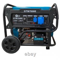 GTM 7500E Gasoline generator 7.5 KW single phase
