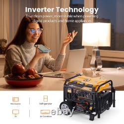 Generator Inverter Petrol Portable 5.5KW 5KVA Parallel+ATS Interface E-start