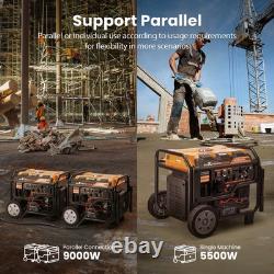 Generator Inverter Petrol Portable 5.5KW 5KVA Parallel+ATS Interface E-start