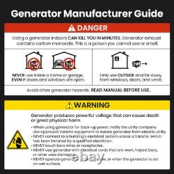 Generator Inverter Petrol Portable 5.5KW 5KVA Parallel+ATS Interface E-start