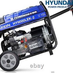 Generator Petrol Electric Start Portable 14hp 7000w 7kw 8.75kVa 4 Stroke Hyundai