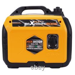Generator Petrol Inverter 3500W Portable 22kg For RV SUV Camping Home Backup