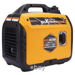 Generator Petrol Inverter 3500W Portable 22kg For RV SUV Camping Home Backup