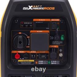 Generator Petrol Inverter 3500W Portable 22kg For RV SUV Camping Home Backup