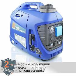 Generator Petrol Inverter Suitcase 1000w 1kw 1.2kVa Leisure Portable Silent