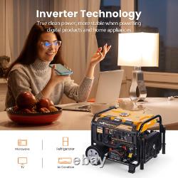Generator Portable Petrol Inverter 5500W 5.0kVA 47 kg +ATS Interface for RV