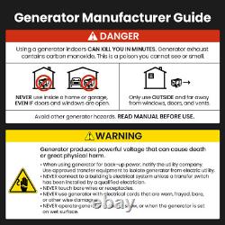 Generator Portable Petrol Inverter 5500W 5.0kVA 47 kg +ATS Interface for RV