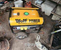 Generator Wolf Power WP3500LR, 6.5 HP, 4 Stroke Engine