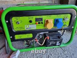 Greengear GE-3000UK 2.7kw Portable LPG Powered Generator Plus Gas Bottle