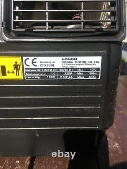 HONDA EX650 Portable 4 Stroke Petrol Generator AC 240V/DC12V