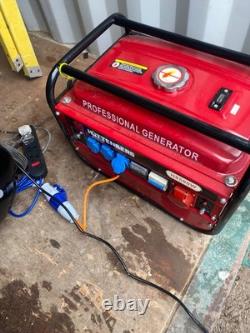 HÜTTENBERG H8500w Silent Generator Petrol (Used for 3 hrs Only) Back up for Fish