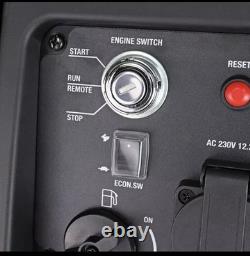 HYUNDAI HY3200SEi PETROL INVERTER GENERATOR Remote & Key Start Digital