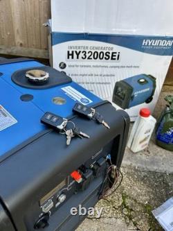 HYUNDAI HY3200SEi PETROL INVERTER GENERATOR Remote & Key Start Digital