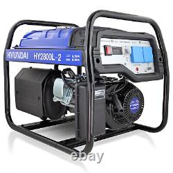 HYUNDAI Petrol Generator 2200W Recoil Start 2.2kW 2.8kVA Portable low noise