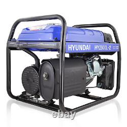 HYUNDAI Petrol Generator 2200W Recoil Start 2.2kW 2.8kVA Portable low noise