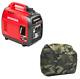 Honda 2.2kw Lightweight Portable Petrol Inverter Generator And Cover