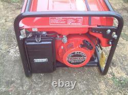 Honda EB3000X Portable Petrol Generator 3.5KVA 110v/240v Outputs- New