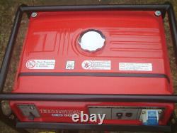 Honda EB3000X Portable Petrol Generator 3.5KVA 110v/240v Outputs- New