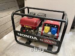 Honda EC2000 Generator (GX160 5.5HP) 110/240v