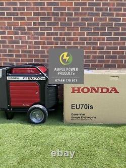 Honda EU70 NEW Petrol Inverter Silent Generator EU70is Like EU65 Commercial