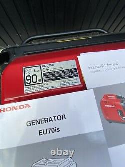 Honda EU70is Generator Inverter Petrol EU7000is UNDER 170 HOURS