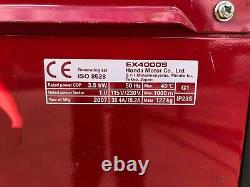 Honda EX4000 S 4Kva Petrol generator with remote switch