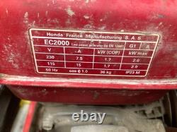 Honda GX160 EC2000 Portable Petrol Generator