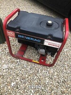 Honda Generac generator used Mc 2500 FF