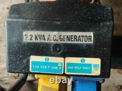 Honda Gx 160 Petrol Generator 240/110v Genuine Honda Elemate Geh 2200x