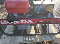 Honda ec 4000 generator 3.7 kw used Honda gx270