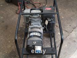Honda generator GC165, 5hp, 2.5KVA, (3kw) with wheel kit 240v 16amp and 13amp