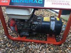 Honda hp 2500 generac generator