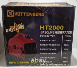 Huttenberg HT 2000 Portable Suit Case Gasoline Generator Boxed