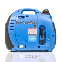 Hyundai 1000W 1kW Petrol Inverter Generator Portable Low Noise HY1000Si