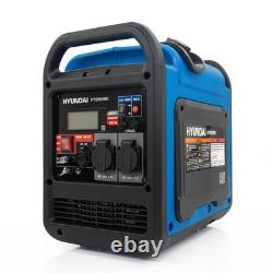 Hyundai 2200W / 2.2kW Petrol Inverter Generator, Electric Start HY2250SEi