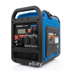 Hyundai 2200W / 2.2kW Petrol Inverter Generator, Electric Start, Pure Sine Wave