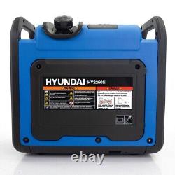 Hyundai 2200W / 2.2kW Petrol Inverter Generator, Pure Sine Wave Output HY2250Si