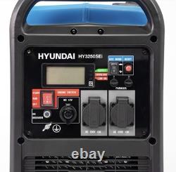 Hyundai 3200W / 3.2kW Petrol Inverter Generator Pure Sine Wave Lightweight Quiet
