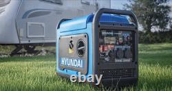 Hyundai 3200W / 3.2kW Petrol Inverter Generator Pure Sine Wave Lightweight Quiet
