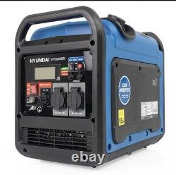 Hyundai 3200W / 3.2kW Petrol Inverter Generator Pure Sine Wave Lightweight Quiet