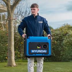 Hyundai 3200W / 3.2kW Petrol Inverter Generator Pure Sine Wave Lightweight Quiet