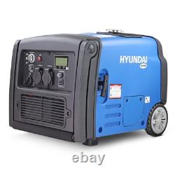 Hyundai 3200W / 3.2kW Petrol Inverter Generator, Pure Sine Wave Output