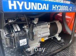 Hyundai 3.2kWith4.00kVa Recoil Start Site Petrol Generator (HY3800L2)