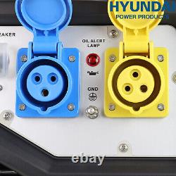 Hyundai 3.2kWith4kVa Recoil/Electric Start Petrol Generator HY3800LEK-2 GRADED